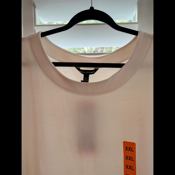 Banana Republic Cream Crew Neck Sweater Soft Knit - Picture 7 of 10